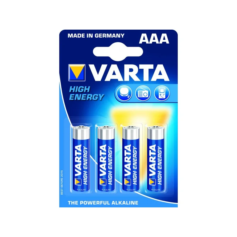 Piles rondes LR03 AAA Varta