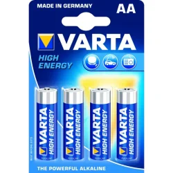 Piles rondes LR06 AA Varta