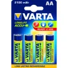 Piles rondes rechargeables HR06 AA Varta