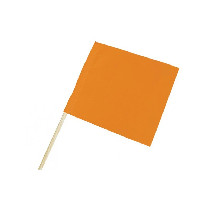 Fanion de signalisation coloris orange