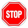 Plaque "Stop"