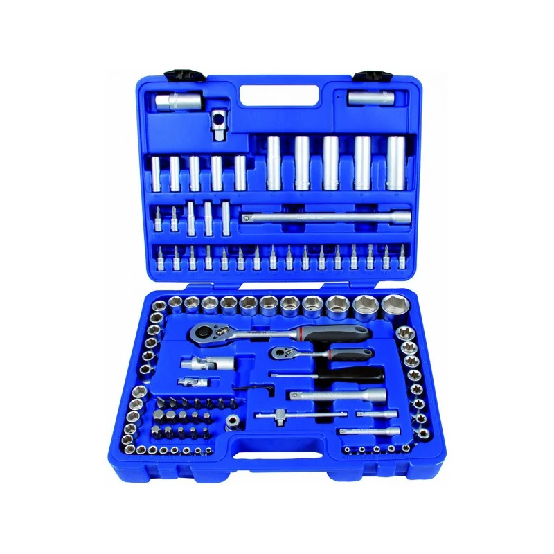 Coffret à douilles 1/4" et 1/2" 108 pièces Schill