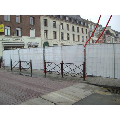 Barrière extensible et clôture de chantier - Séparateur et balisage à Lille
