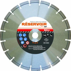 Disque Béton Pro Réservoir Tp, alésage 20mm, diamètre 300mm