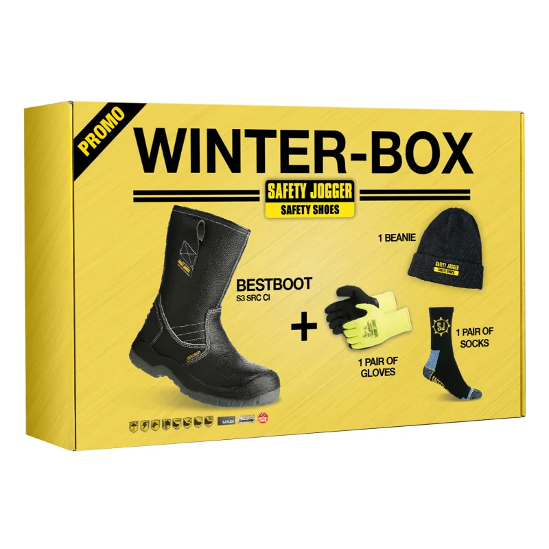 Winter-Box avec bottes Bestboot, bonnet, chaussettes et gants fourrés