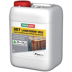 Huile décoffrage Lankodem357 base végétale, 20L