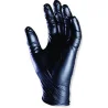 Lot de 100 gants nitrile noir jetables