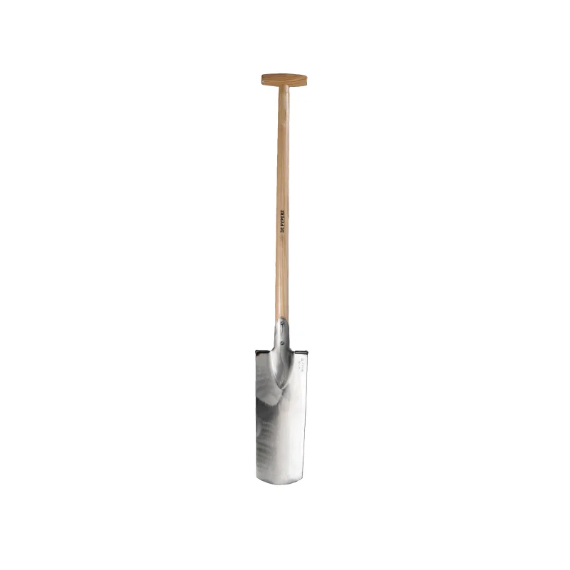 Louchet terrassier 40cm De Pypere avec manche bois béquille