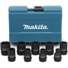 Coffret 9 douilles à choc 1/2" Makita