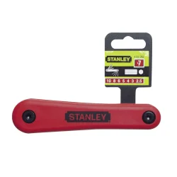 Clés BTR mâles attachées lot de 7 Stanley