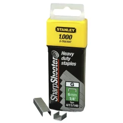 Lot de 5000 agrafes type G Stanley