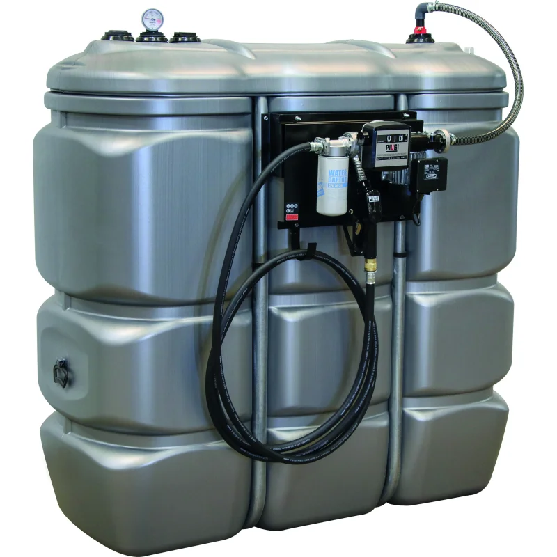 Cuve de stockage fuel PEHD double paroi 1500L