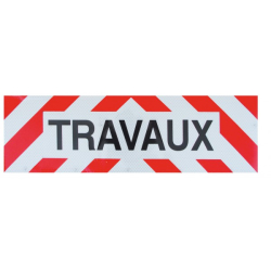 Plaque magnétique "Travaux" classe CT1