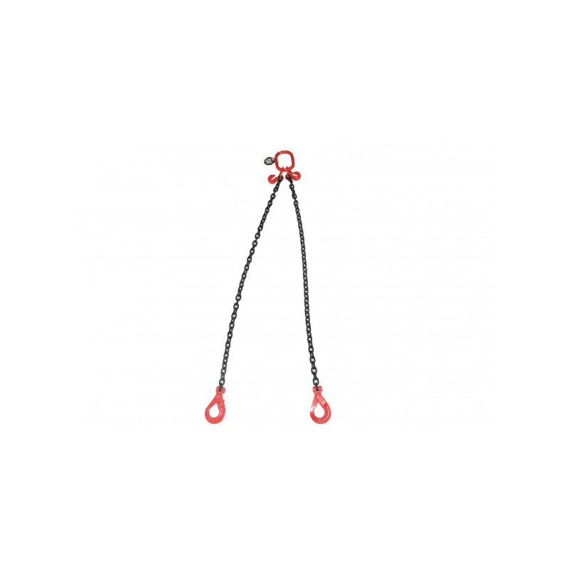 Suspension à Chaîne 2 Tonnes, 2 Brins De 2 M - Chaîne De Levage Acier Forgé Pour Atelier, Entrepôt