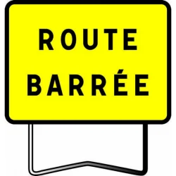 Panneau KC1 "Route barrée"