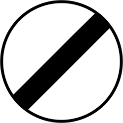 Panneau B31 Fin d'interdiction