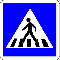 Panneau C20a Passage pour piétons