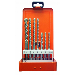 Coffret de 7 forets béton SDS+ 5 à 12mm Schill