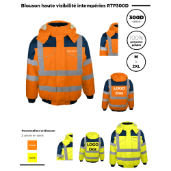 Blouson haute visibilité intempéries RTP300D