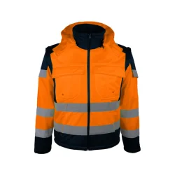 Veste Softshell haute visibilité RTP doublé polaire 2 en 1