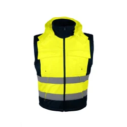 Veste Softshell haute visibilité RTP doublé polaire 2 en 1