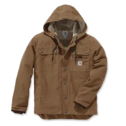 Blouson hiver avec capuche Barlett Jacket marron Carhartt