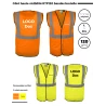 Gilet haute visibilité RTP120 bandes bretelle