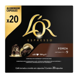 Lot 20 capsules l'OR Espresso  Forza n°9