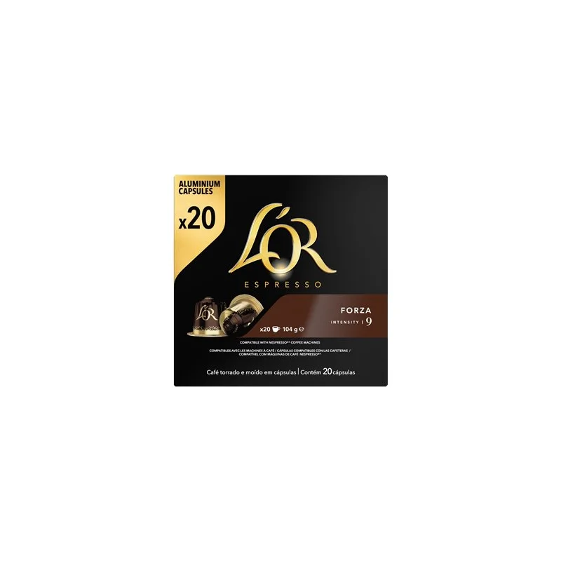 Lot 20 capsules l'OR Espresso  Forza n°9