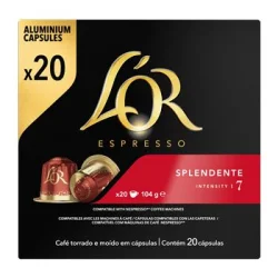 Lot de 20 capsules l'OR Espresso Splendente n°7