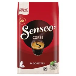 Lot 54 dosettes Senseo Corsé