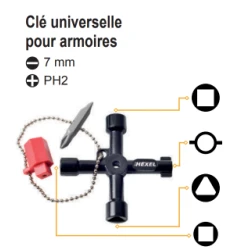 Clé universelle pour armoires