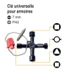 Clé universelle pour armoires