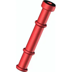 Piquet acier diamètre 14mm long 1m avec poignée isolante EPDM 65SH ROUGE ISOKV 2037-14