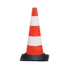 Balise de signalisation pied caoutchouc 50cm