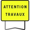 Panneau KC1 "Attention travaux"