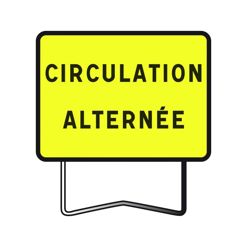 Panneau KC1 "Circulation alternée"