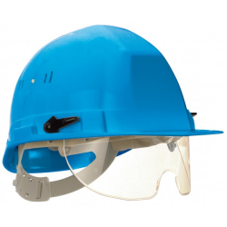 Casque de chantier Sofop Taliaplast Visiocéanic2 couleur bleu