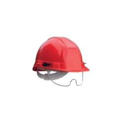 Casque de chantier Sofop Taliaplast Visiocéanic2 couleur rouge
