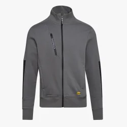 Sweat-shirt FZ Litework Gris Acier Diadora Utility taille XL