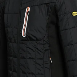 Veste light padded tech noir Diadora Utility taille 4XL