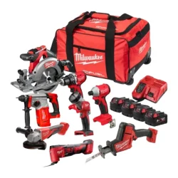 Power Pack 8 machines 18V Milwaukee