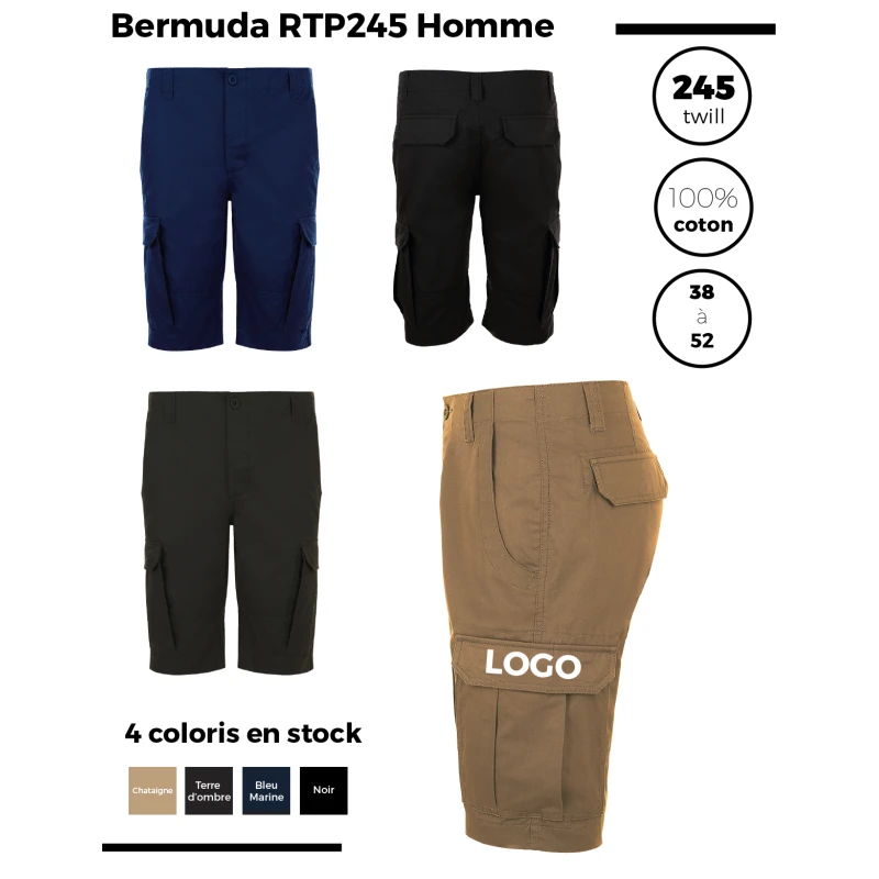 Bermuda RTP245 Homme