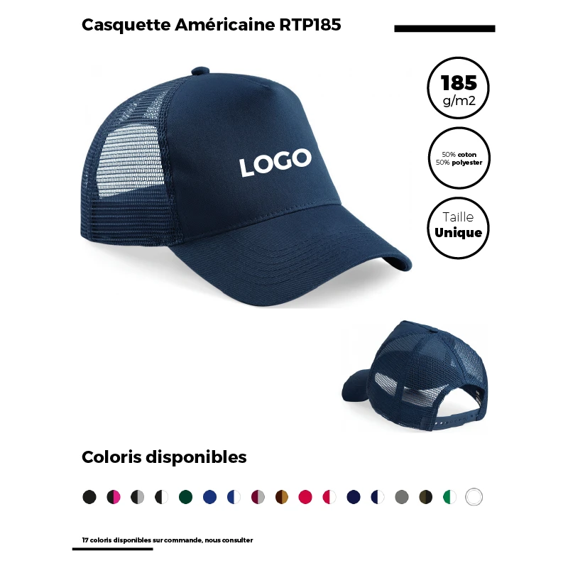 Casquette américaine RTP185