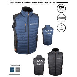 Doudoune Softshell sans manche RTP220