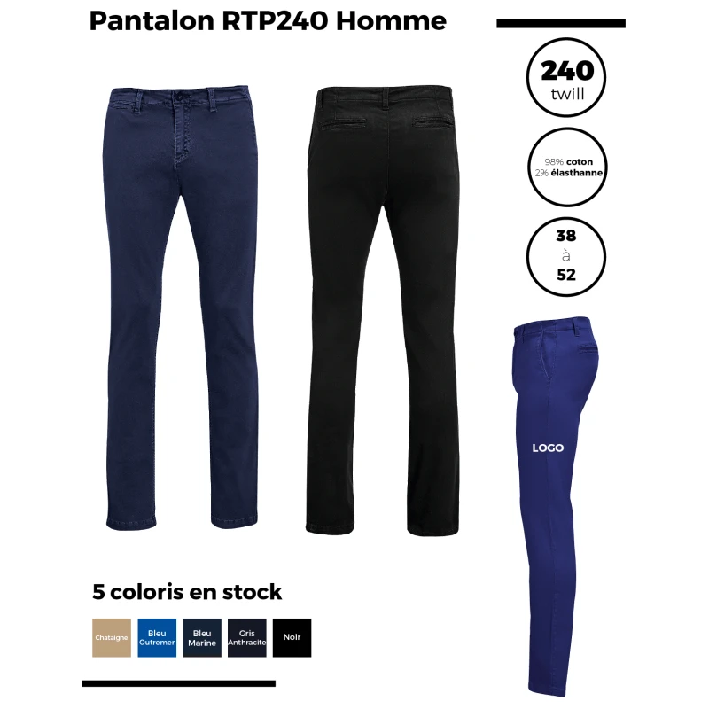 Pantalon RTP240 Homme
