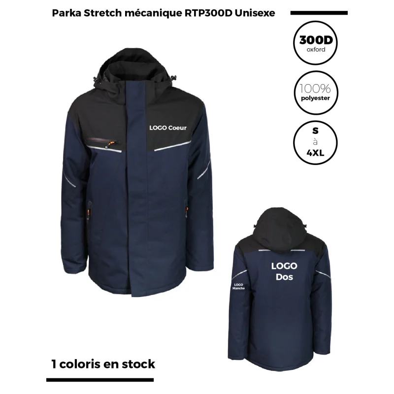 Parka Stretch mécanique RTP300D Unisexe