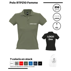 Polo RTP210 Femme