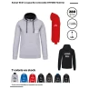 Sweat-Shirt à capuche contrastée RTP280 Homme
