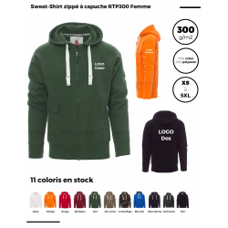 Sweat-Shirt zippé à capuche RTP300 Homme